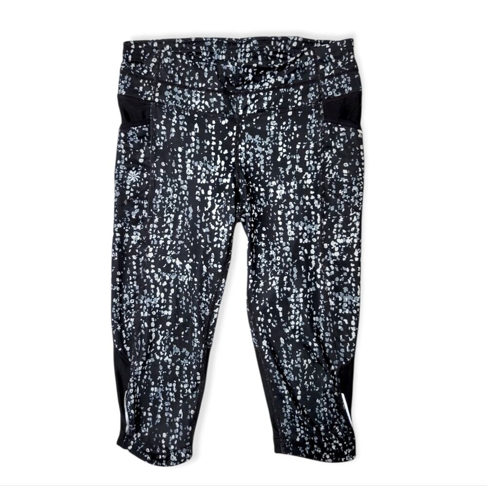 Athleta Capri Legging Black White Size Small
